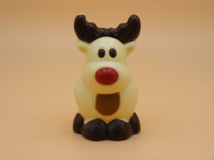 Elch Figur 40g weisse Schokolade