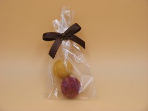 Minitüte mit Clipschleife (braun)